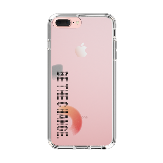 Slim Protection Case［ Original - Dot Overlay - BE THE CHANGE/A ］