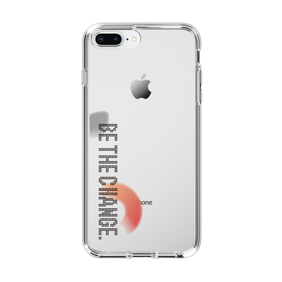 Slim Protection Case［ Original - Dot Overlay - BE THE CHANGE/A ］