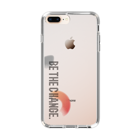 Slim Protection Case［ Original - Dot Overlay - BE THE CHANGE/A ］