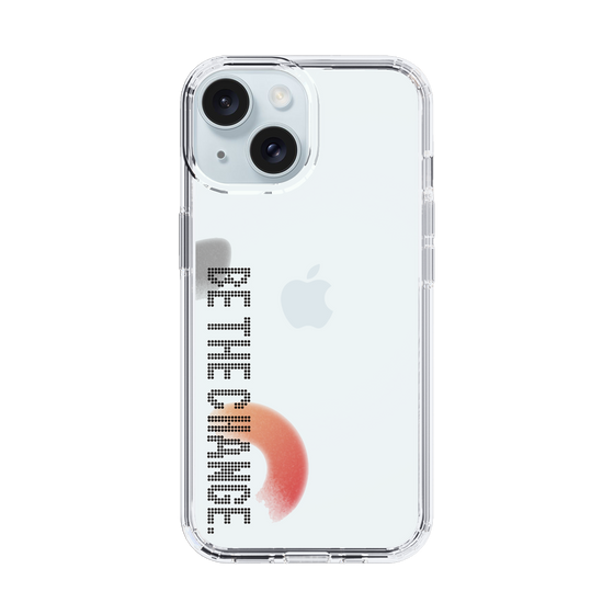 Slim Protection Case［ Original - Dot Overlay - BE THE CHANGE/A ］