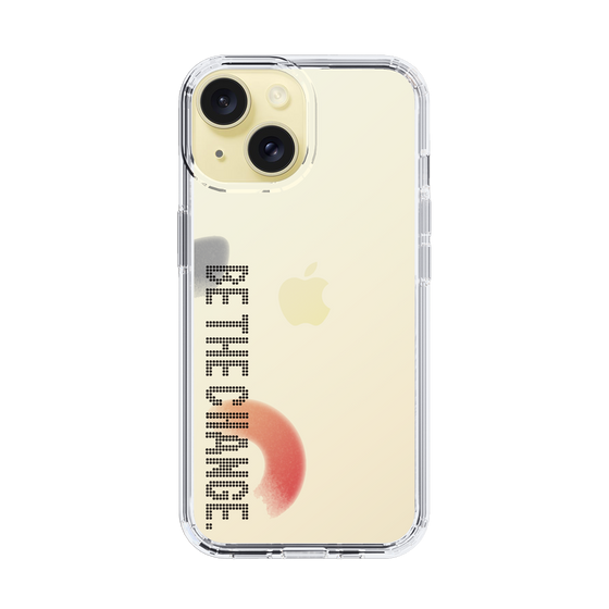 Slim Protection Case［ Original - Dot Overlay - BE THE CHANGE/A ］