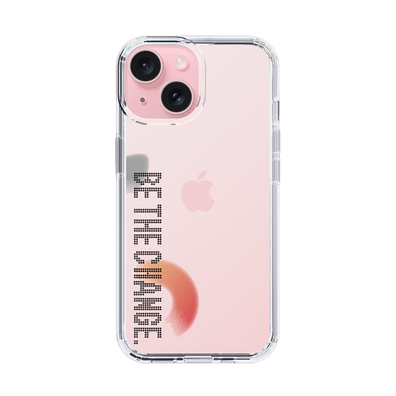 Slim Protection Case［ Original - Dot Overlay - BE THE CHANGE/A ］