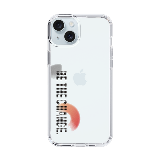 Slim Protection Case［ Original - Dot Overlay - BE THE CHANGE/A ］
