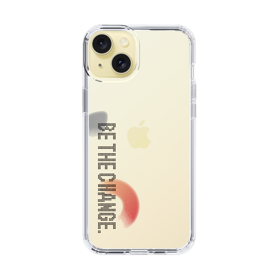 Slim Protection Case［ Original - Dot Overlay - BE THE CHANGE/A ］
