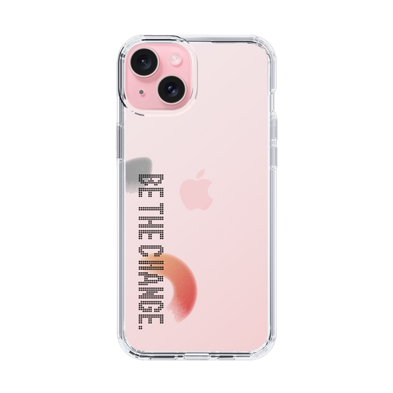 Slim Protection Case［ Original - Dot Overlay - BE THE CHANGE/A ］