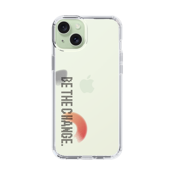 Slim Protection Case［ Original - Dot Overlay - BE THE CHANGE/A ］
