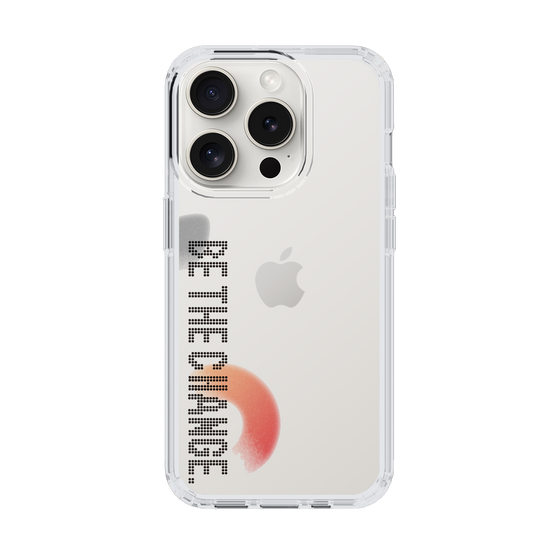 Slim Protection Case［ Original - Dot Overlay - BE THE CHANGE/A ］