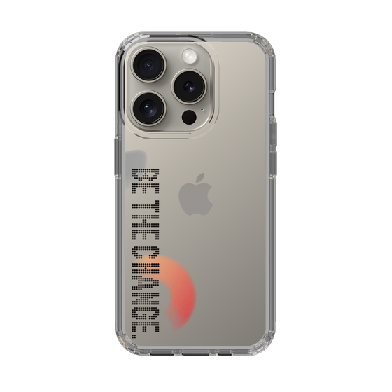 Slim Protection Case［ Original - Dot Overlay - BE THE CHANGE/A ］