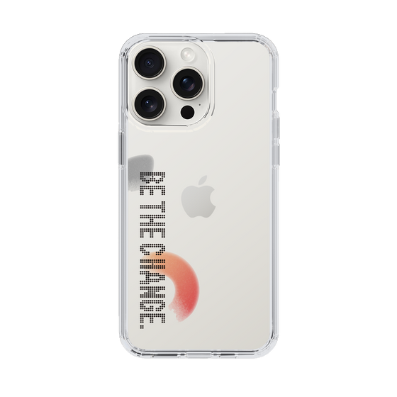 Slim Protection Case［ Original - Dot Overlay - BE THE CHANGE/A ］