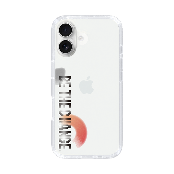 Slim Protection Case［ Original - Dot Overlay - BE THE CHANGE/A ］