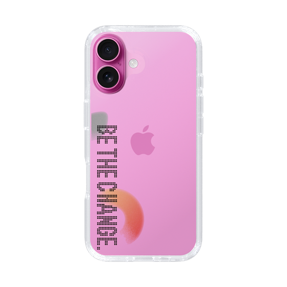 Slim Protection Case［ Original - Dot Overlay - BE THE CHANGE/A ］