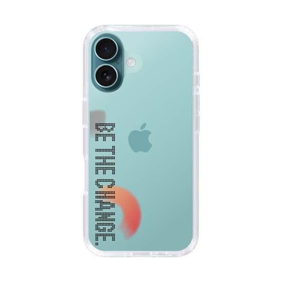 Slim Protection Case［ Original - Dot Overlay - BE THE CHANGE/A ］