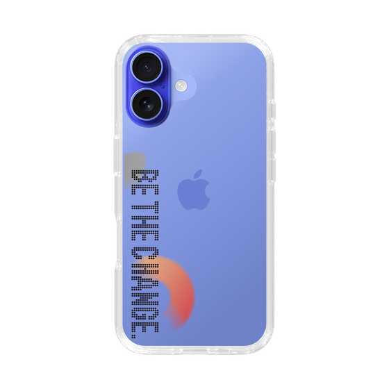 Slim Protection Case［ Original - Dot Overlay - BE THE CHANGE/A ］