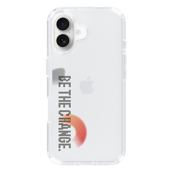 Slim Protection Case［ Original - Dot Overlay - BE THE CHANGE/A ］