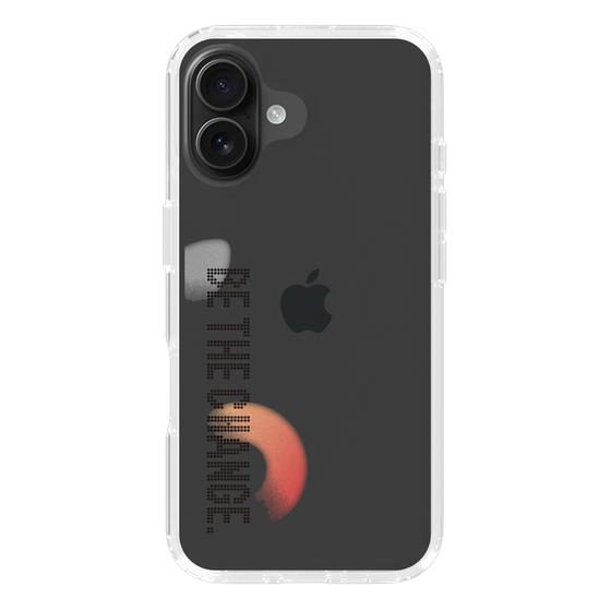 Slim Protection Case［ Original - Dot Overlay - BE THE CHANGE/A ］