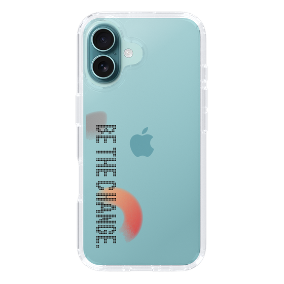 Slim Protection Case［ Original - Dot Overlay - BE THE CHANGE/A ］
