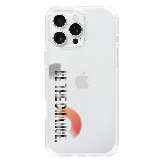 Slim Protection Case［ Original - Dot Overlay - BE THE CHANGE/A ］
