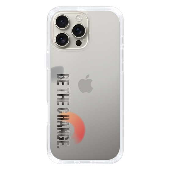 Slim Protection Case［ Original - Dot Overlay - BE THE CHANGE/A ］