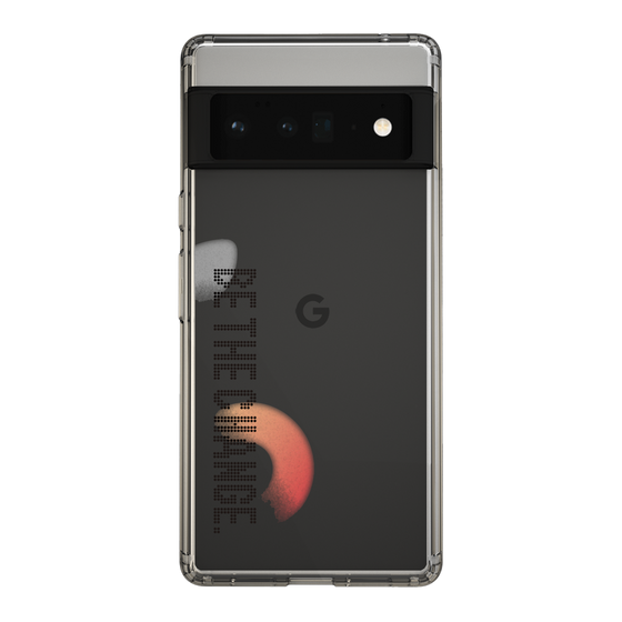 Slim Protection Case［ Original - Dot Overlay - BE THE CHANGE/A ］