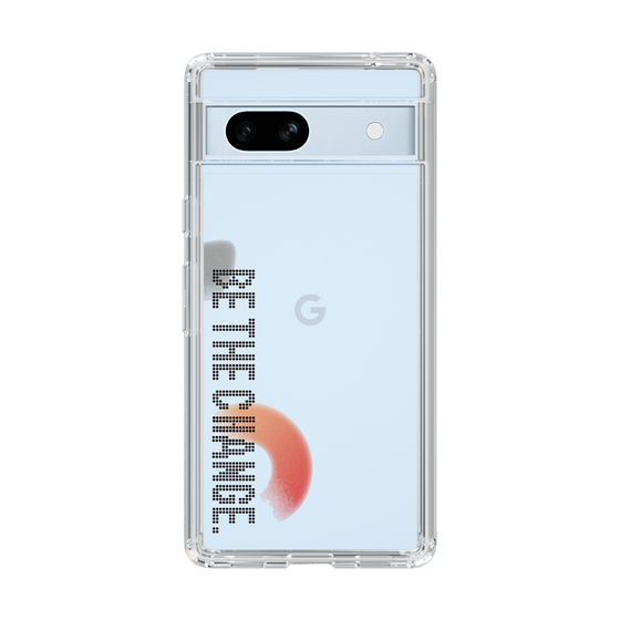 Slim Protection Case［ Original - Dot Overlay - BE THE CHANGE/A ］
