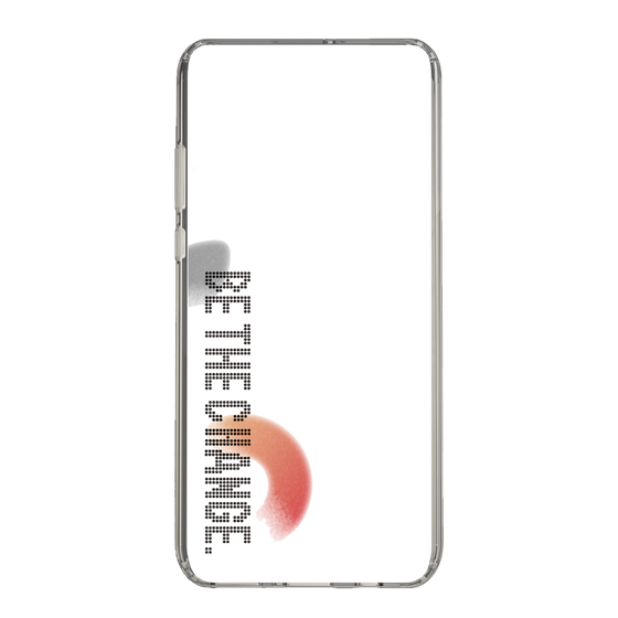 Slim Protection Case［ Original - Dot Overlay - BE THE CHANGE/A ］
