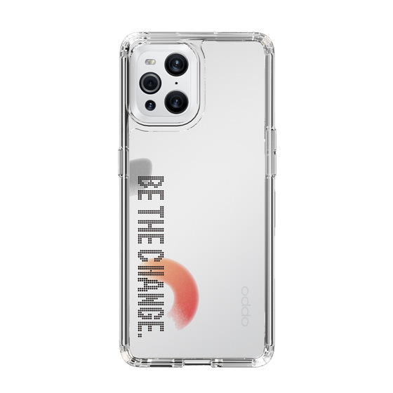 Slim Protection Case［ Original - Dot Overlay - BE THE CHANGE/A ］