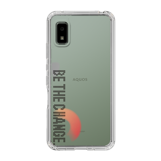 Slim Protection Case［ Original - Dot Overlay - BE THE CHANGE/A ］