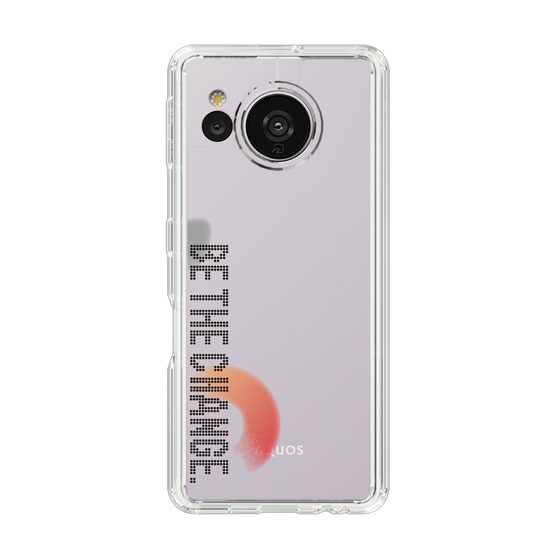 Slim Protection Case［ Original - Dot Overlay - BE THE CHANGE/A ］