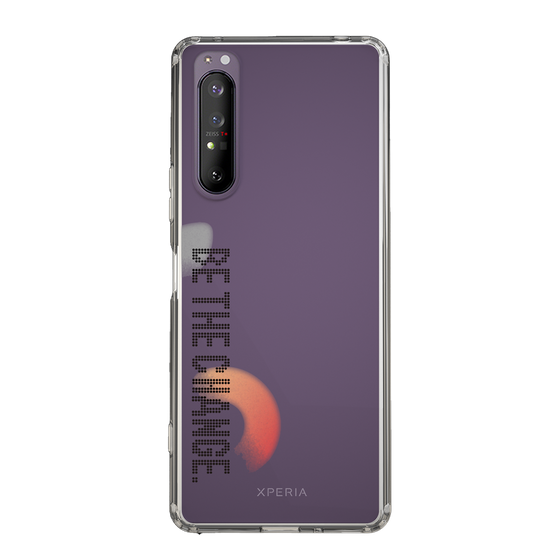 Slim Protection Case［ Original - Dot Overlay - BE THE CHANGE/A ］