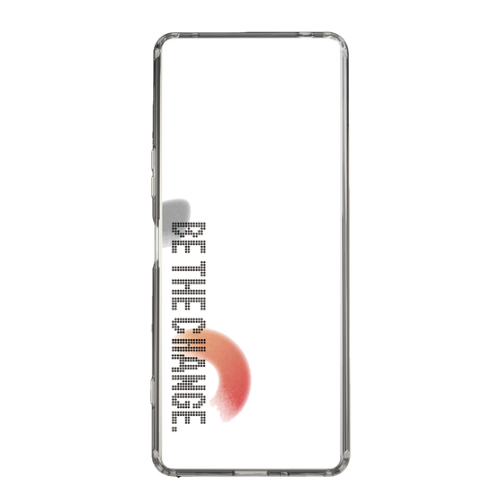 Slim Protection Case［ Original - Dot Overlay - BE THE CHANGE/A ］