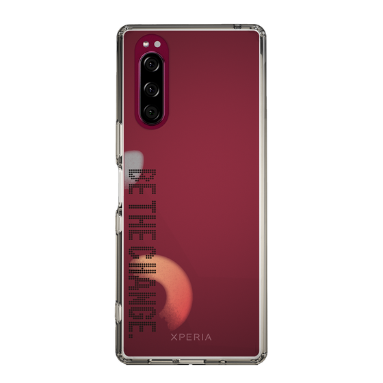 Slim Protection Case［ Original - Dot Overlay - BE THE CHANGE/A ］