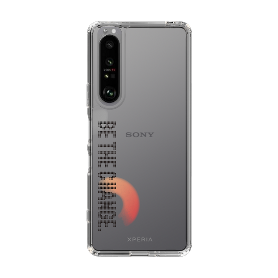 Slim Protection Case［ Original - Dot Overlay - BE THE CHANGE/A ］
