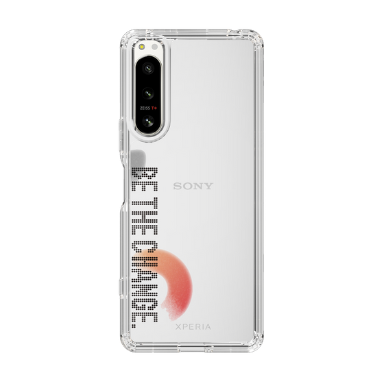 Slim Protection Case［ Original - Dot Overlay - BE THE CHANGE/A ］