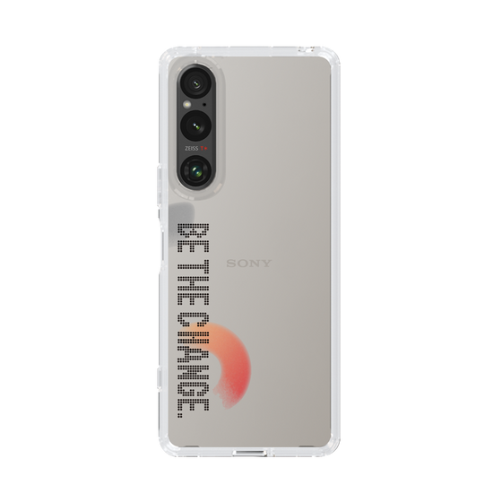 Slim Protection Case［ Original - Dot Overlay - BE THE CHANGE/A ］