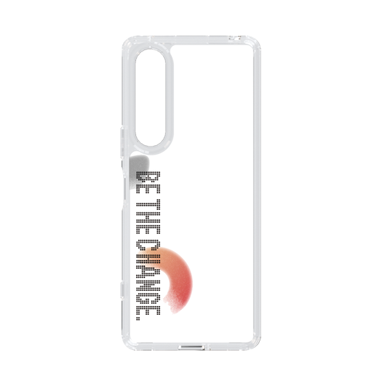 Slim Protection Case［ Original - Dot Overlay - BE THE CHANGE/A ］