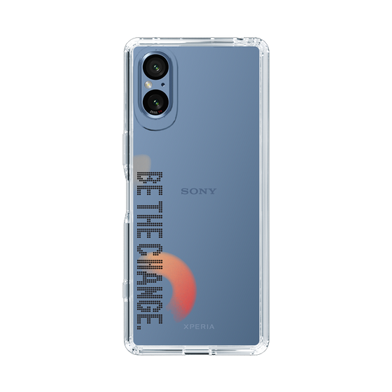 Slim Protection Case［ Original - Dot Overlay - BE THE CHANGE/A ］