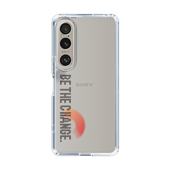 Slim Protection Case［ Original - Dot Overlay - BE THE CHANGE/A ］