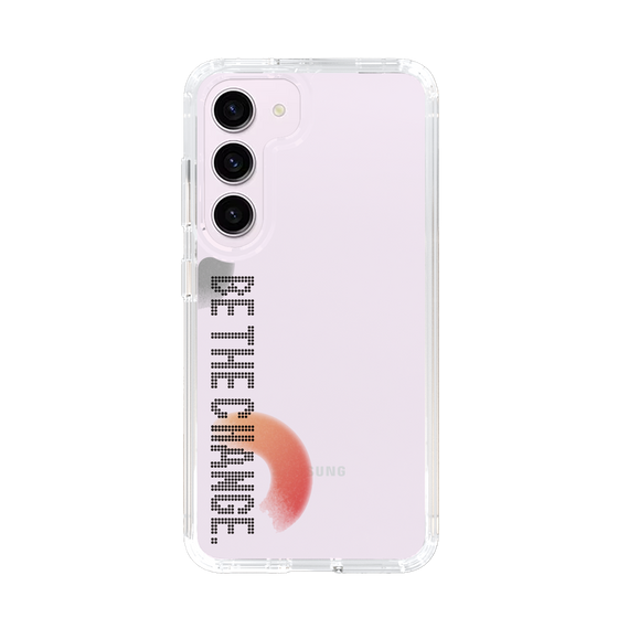 Slim Protection Case［ Original - Dot Overlay - BE THE CHANGE/A ］