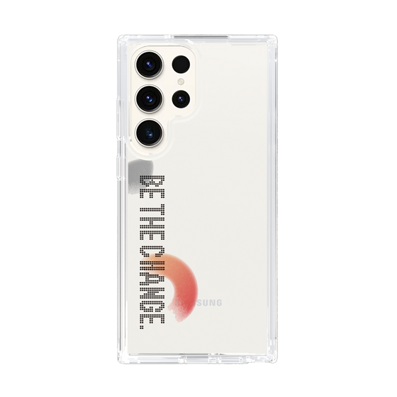 Slim Protection Case［ Original - Dot Overlay - BE THE CHANGE/A ］