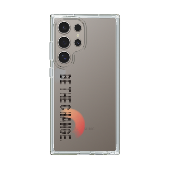 Slim Protection Case［ Original - Dot Overlay - BE THE CHANGE/A ］