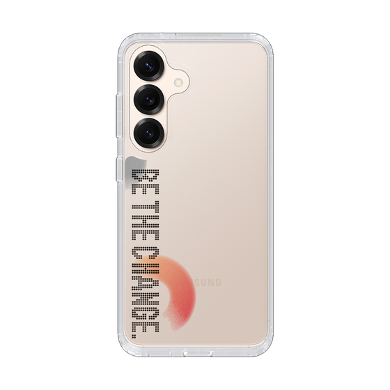 Slim Protection Case［ Original - Dot Overlay - BE THE CHANGE/A ］
