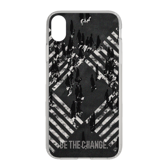 Slim Protection Case［ Original - Dot Overlay - BE THE CHANGE/B ］