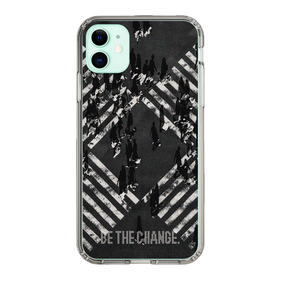 Slim Protection Case［ Original - Dot Overlay - BE THE CHANGE/B ］