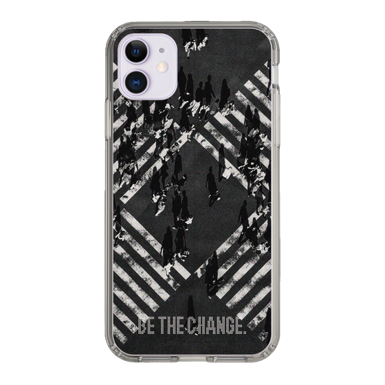 Slim Protection Case［ Original - Dot Overlay - BE THE CHANGE/B ］