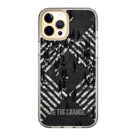 Slim Protection Case［ Original - Dot Overlay - BE THE CHANGE/B ］