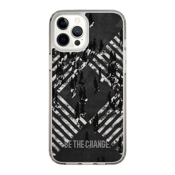 Slim Protection Case［ Original - Dot Overlay - BE THE CHANGE/B ］