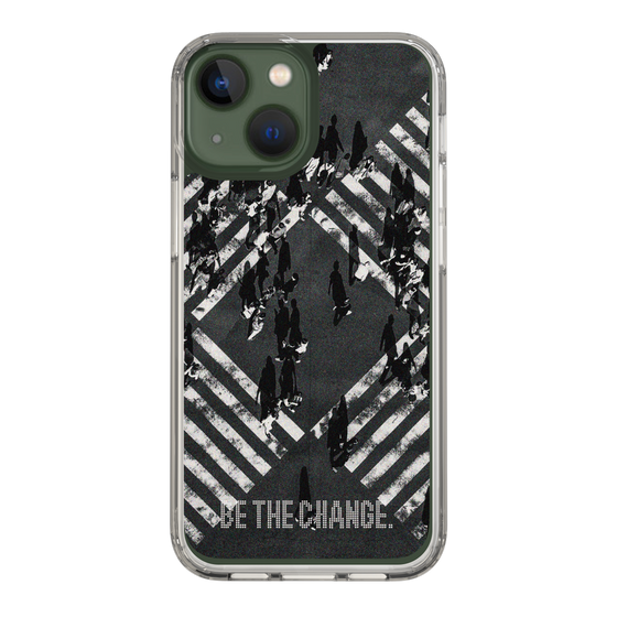 Slim Protection Case［ オリジナル - ドットオーバーレイ - BE THE CHANGE/B ］