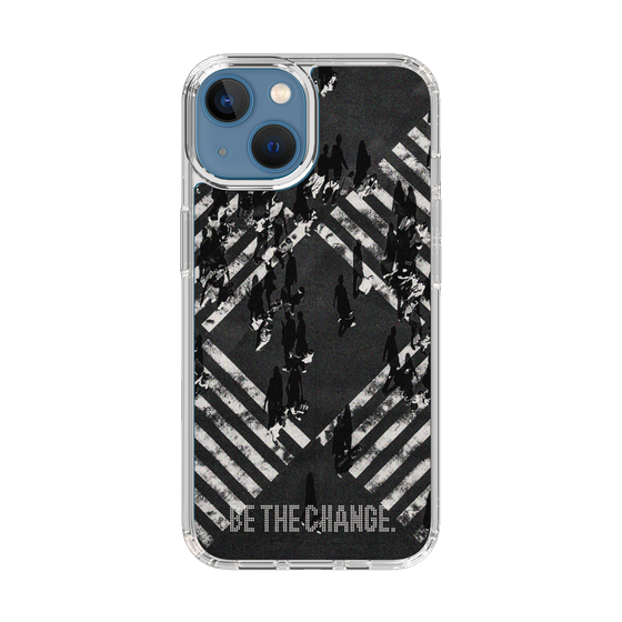 Slim Protection Case［ Original - Dot Overlay - BE THE CHANGE/B ］