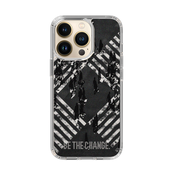 Slim Protection Case［ Original - Dot Overlay - BE THE CHANGE/B ］