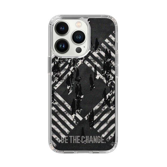 Slim Protection Case［ Original - Dot Overlay - BE THE CHANGE/B ］